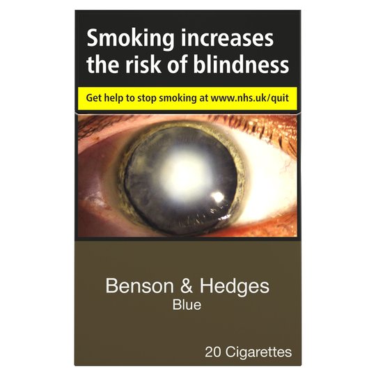 BENSON AND HEDGES BLUE 20 PACK